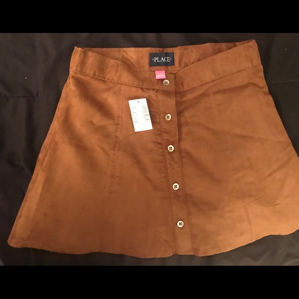 Suede Skirt